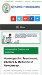 Mobile Screenshot of dynamichomeopath.com