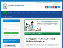 Tablet Screenshot of dynamichomeopath.com